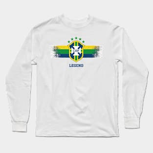 Get Funct Football Legends Pele 10 Long Sleeve T-Shirt